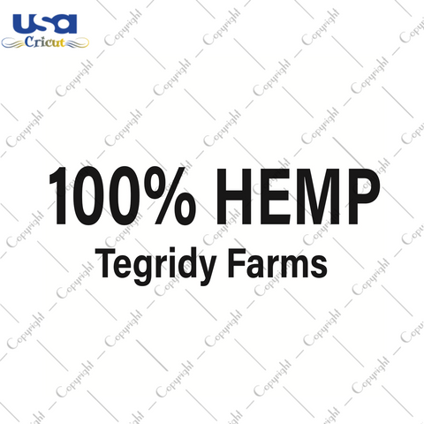 100 Percent Hemp Tegridy Farms Trending Gift Diy Crafts Svg Files For Cricut, Silhouette Sublimation Files