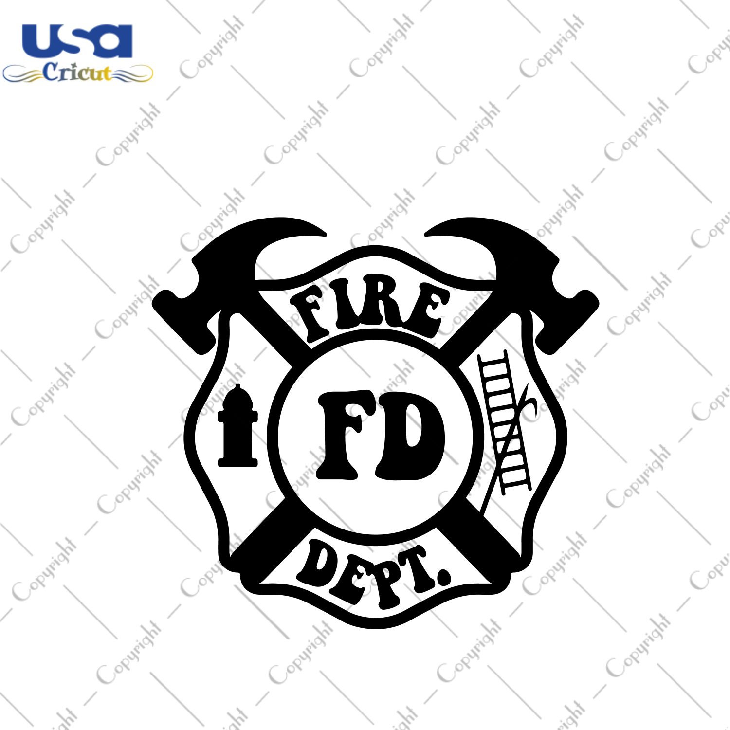 Firefighter Fire Dept Gift Diy Crafts Svg Files For Cricut, Silhouette Sublimation Files