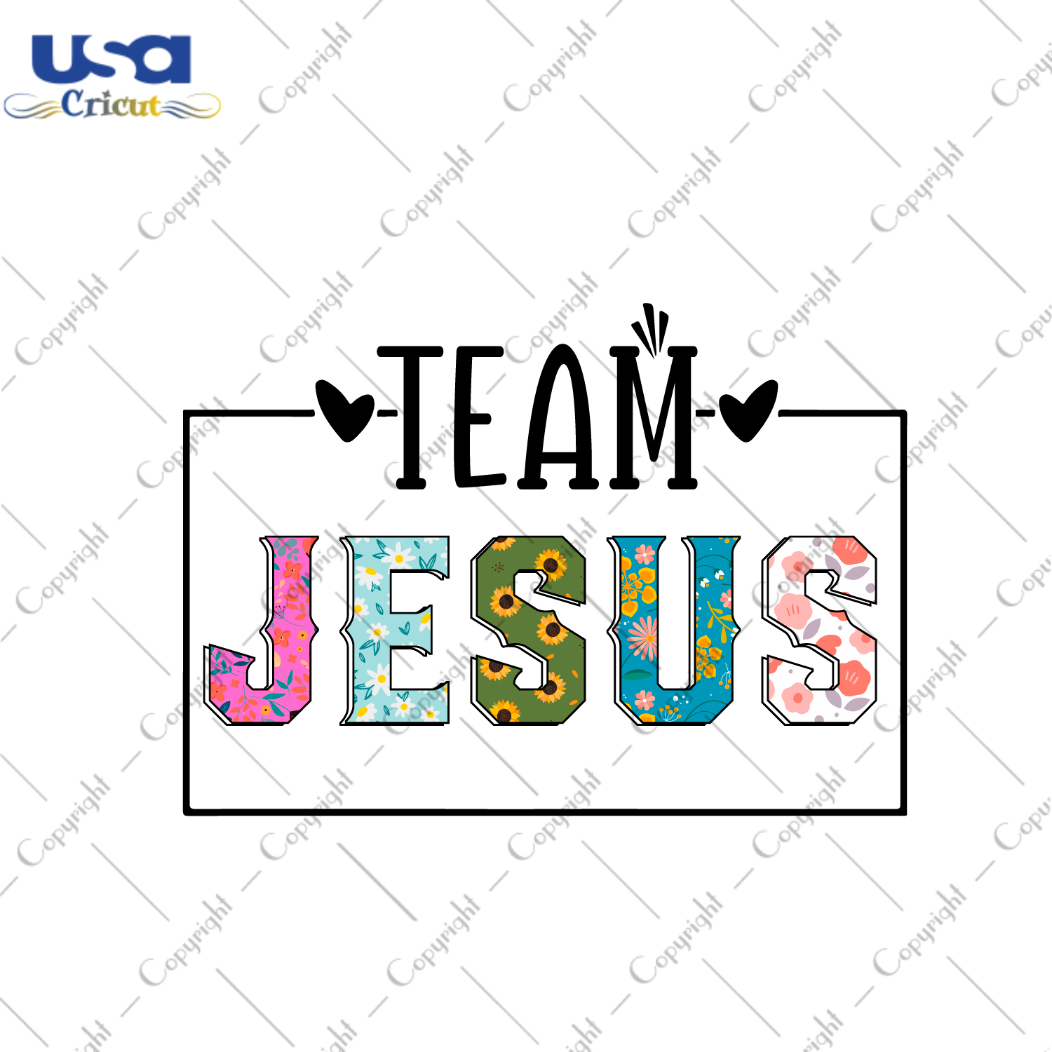 Christian Gift, Team Jesus Diy Crafts Svg Files For Cricut, Silhouette Sublimation Files