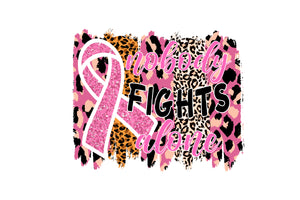 Nobody Fights Alone Breast Cancer Digital Diy Crafts Svg Files For Cricut