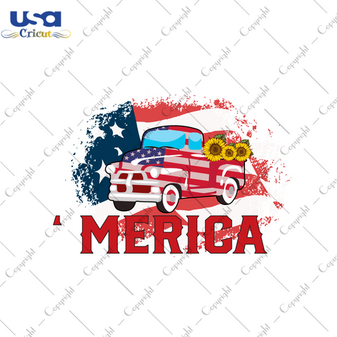 American Truck Images Gift Diy Crafts Svg Files For Cricut, Silhouette Sublimation Files