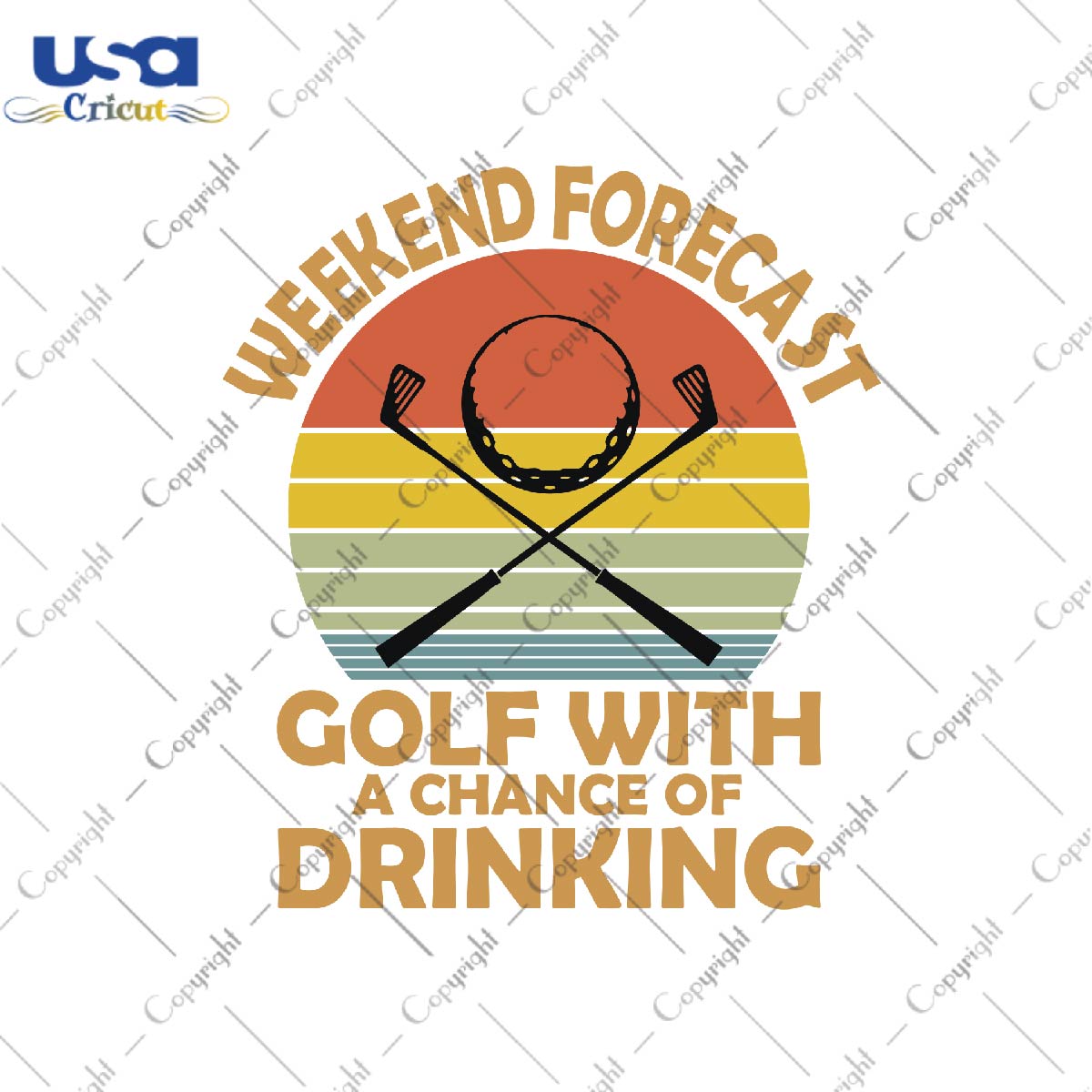 Weekend forestcast gold with a chance of drinking Trending Gift Diy Crafts Svg Files For Cricut, Silhouette Sublimation Files