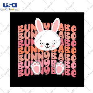 Easter Day Gift, Bunny Babe Diy Crafts Svg Files For Cricut, Silhouette Sublimation Files