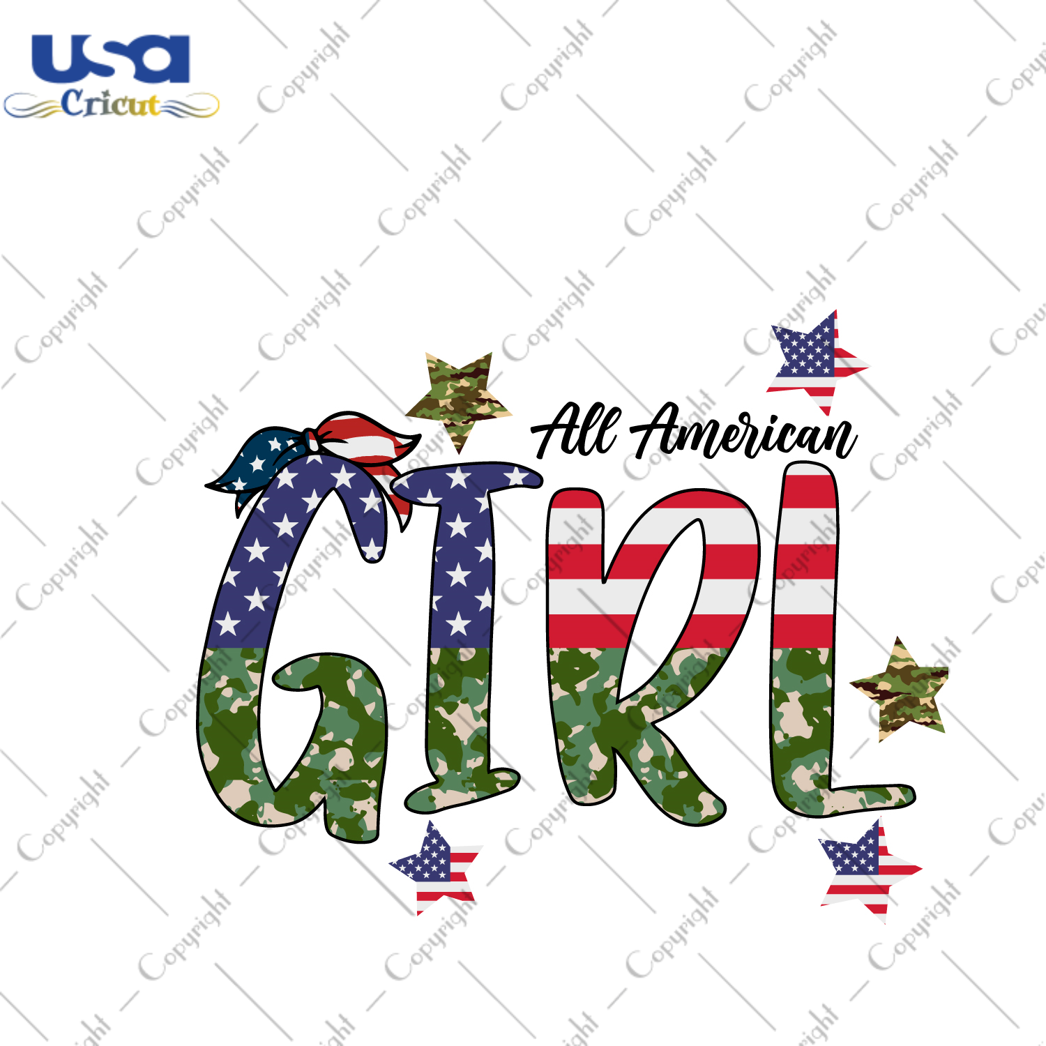 America Gift, All American Girl Diy Crafts Svg Files For Cricut, Silhouette Sublimation Files