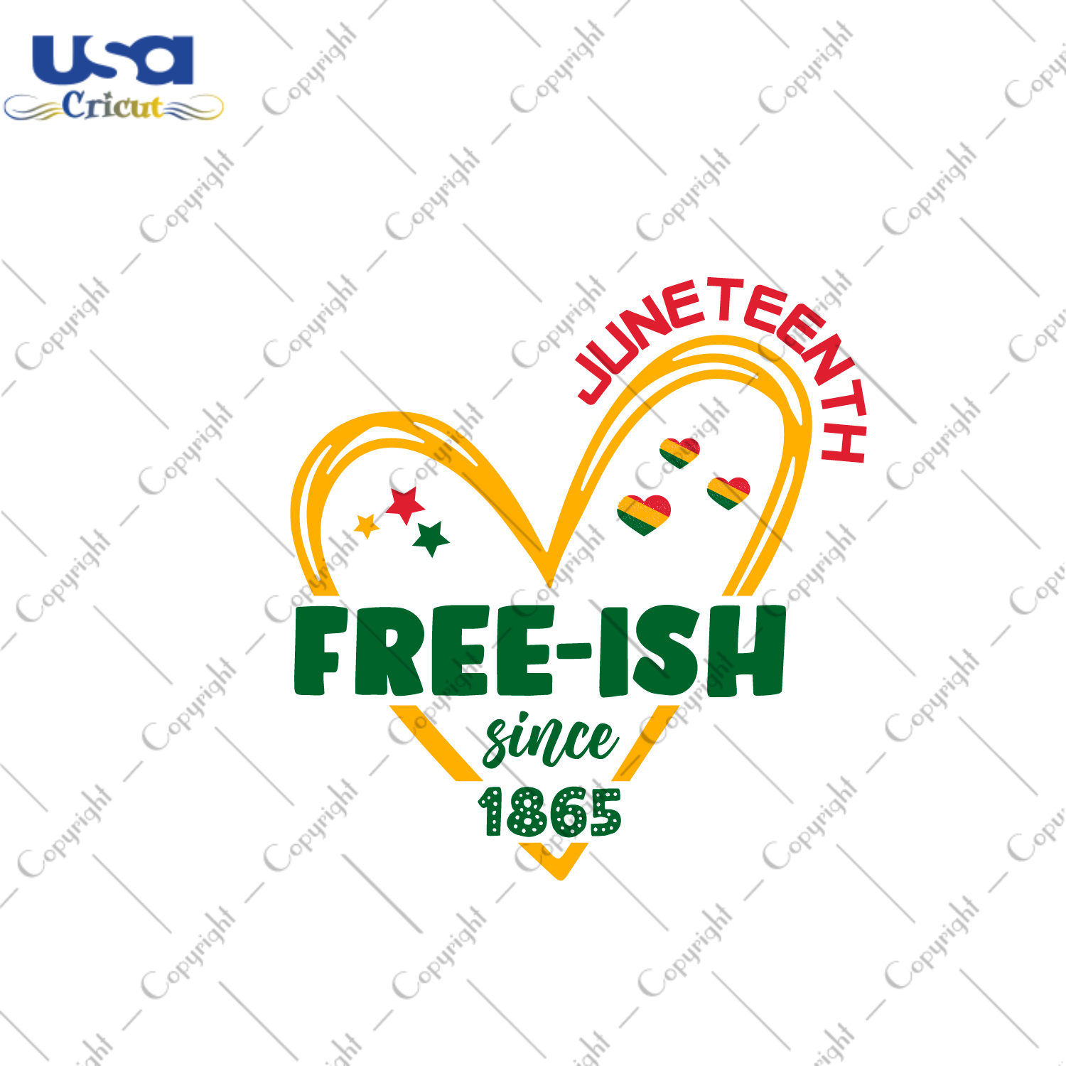 Juneteenth Free Ish Since 1865 Heart Images Design Diy Crafts Svg Files For Cricut, Silhouette Sublimation Files