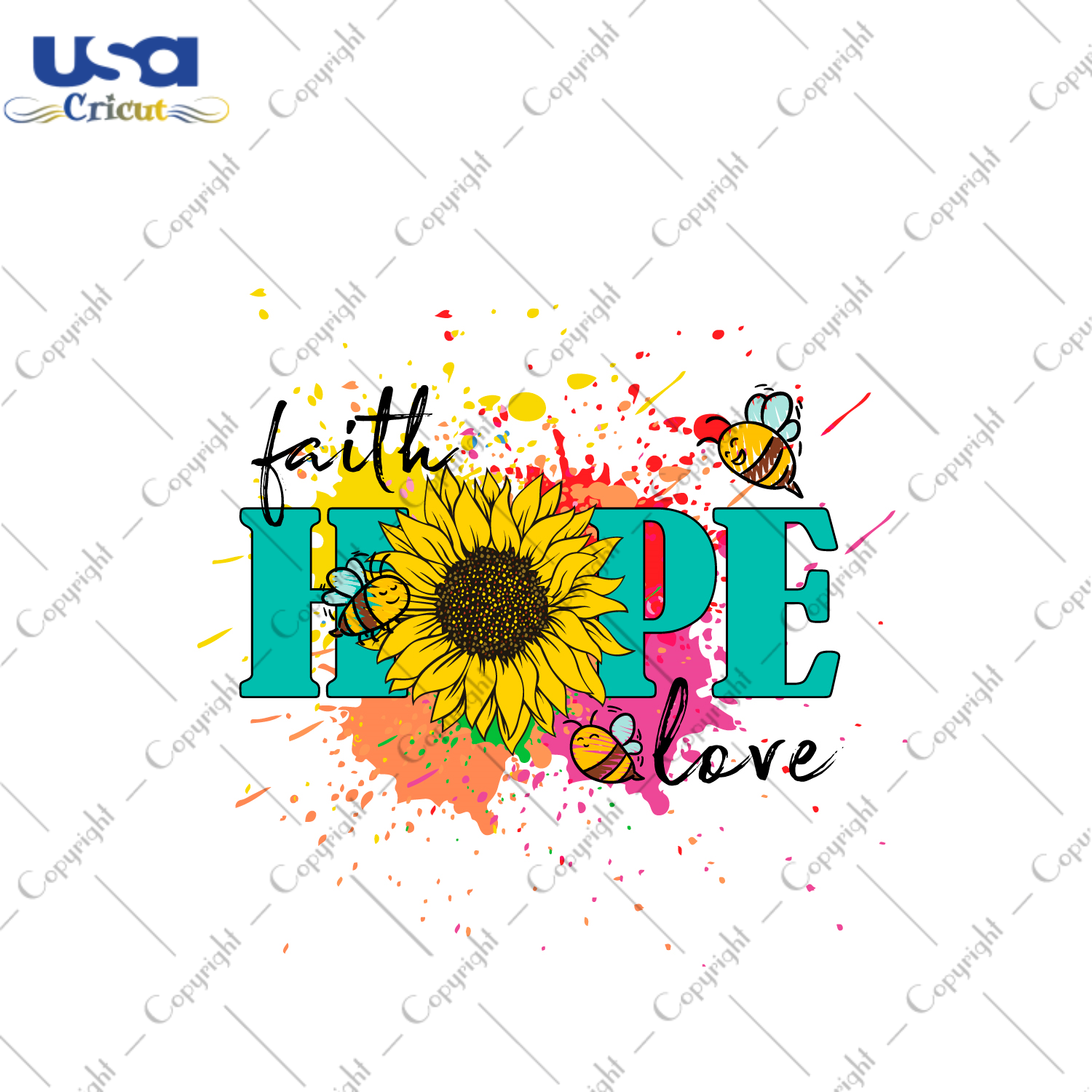 Christian Gift, Faith Hope Love Diy Crafts Svg Files For Cricut, Silhouette Sublimation Files