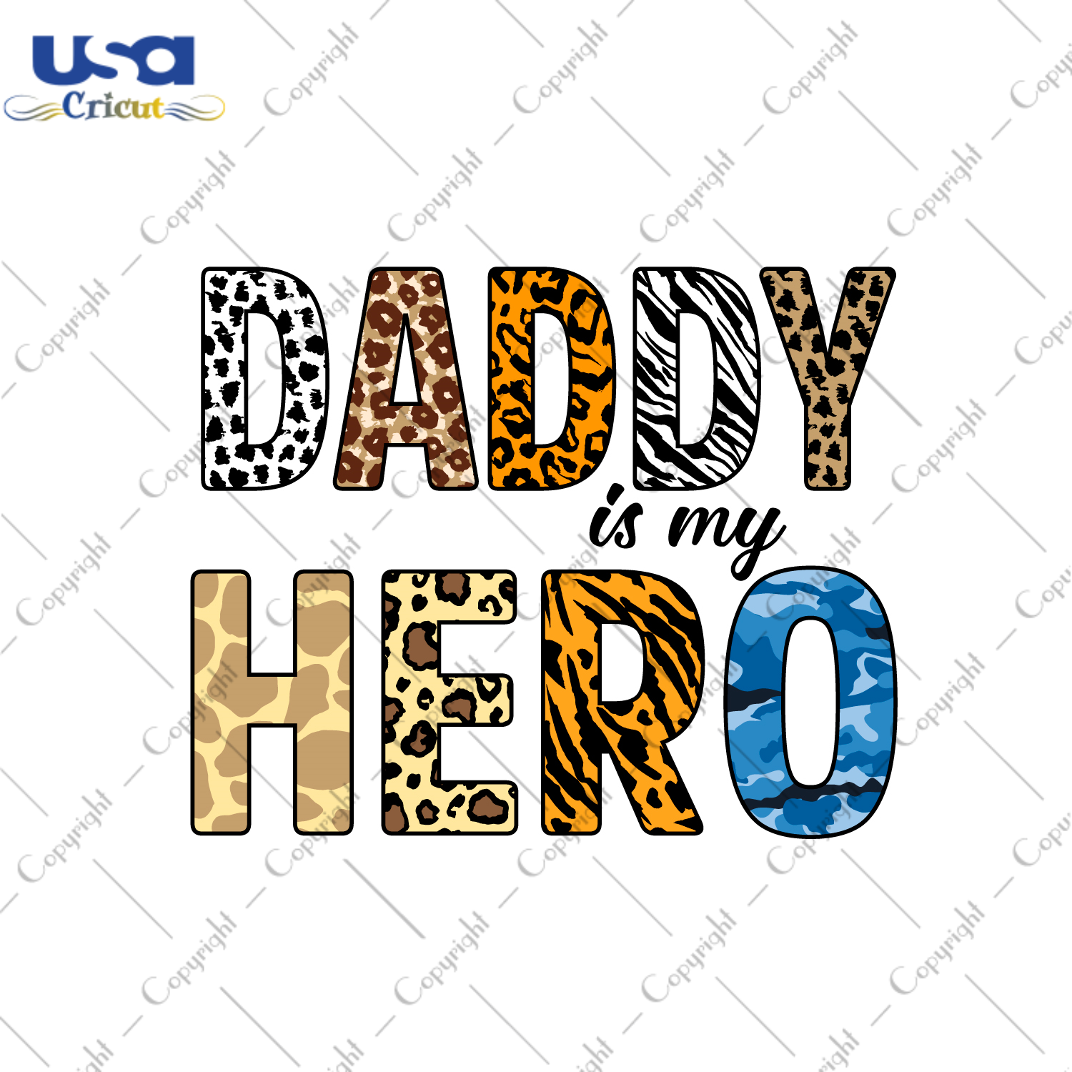 Father's Day Gift, Daddy Is My Hero Diy Crafts Svg Files For Cricut, Silhouette Sublimation Files