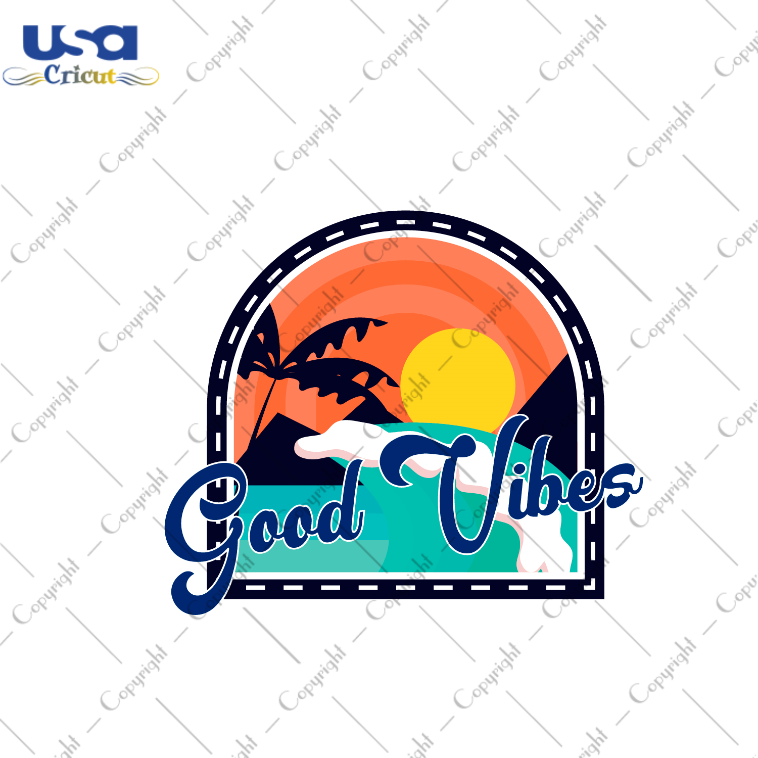 Summer Good Vibes Gift Diy Crafts Svg Files For Cricut, Silhouette Sublimation Files