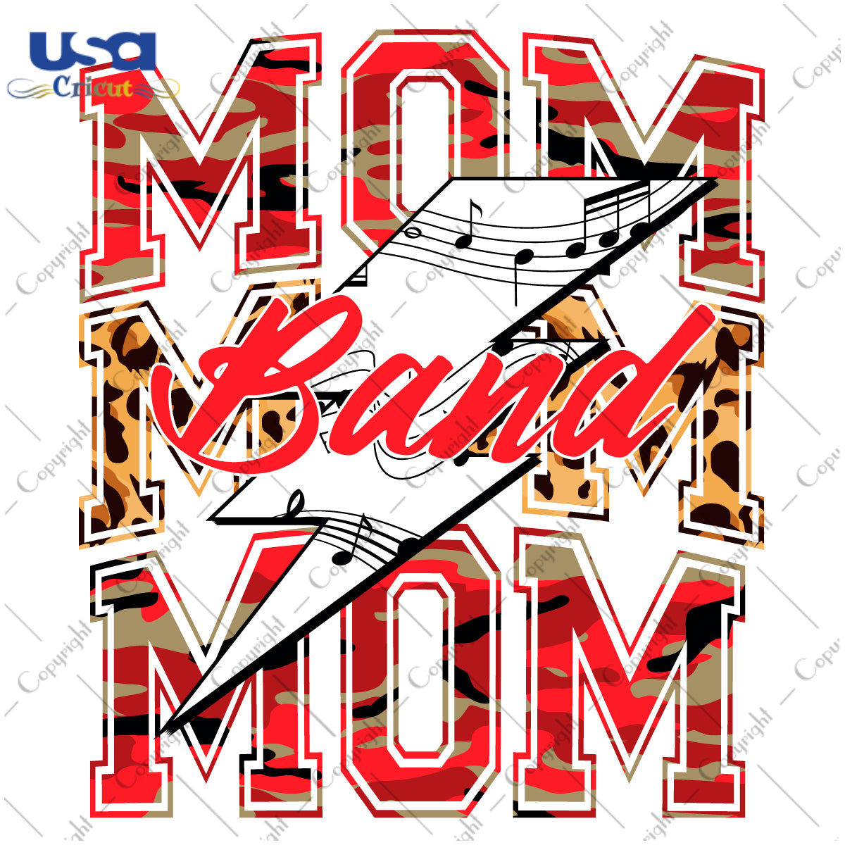 Mom Band Svg, Mom Singer Svg, Mom Music Birthday SVG Images Diy Crafts Svg Files For Cricut, Silhouette Sublimation Files