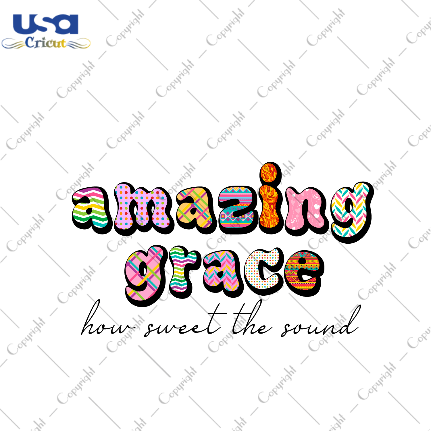 Christian Gift, Amamzing Grace Diy Crafts Svg Files For Cricut, Silhouette Sublimation Files