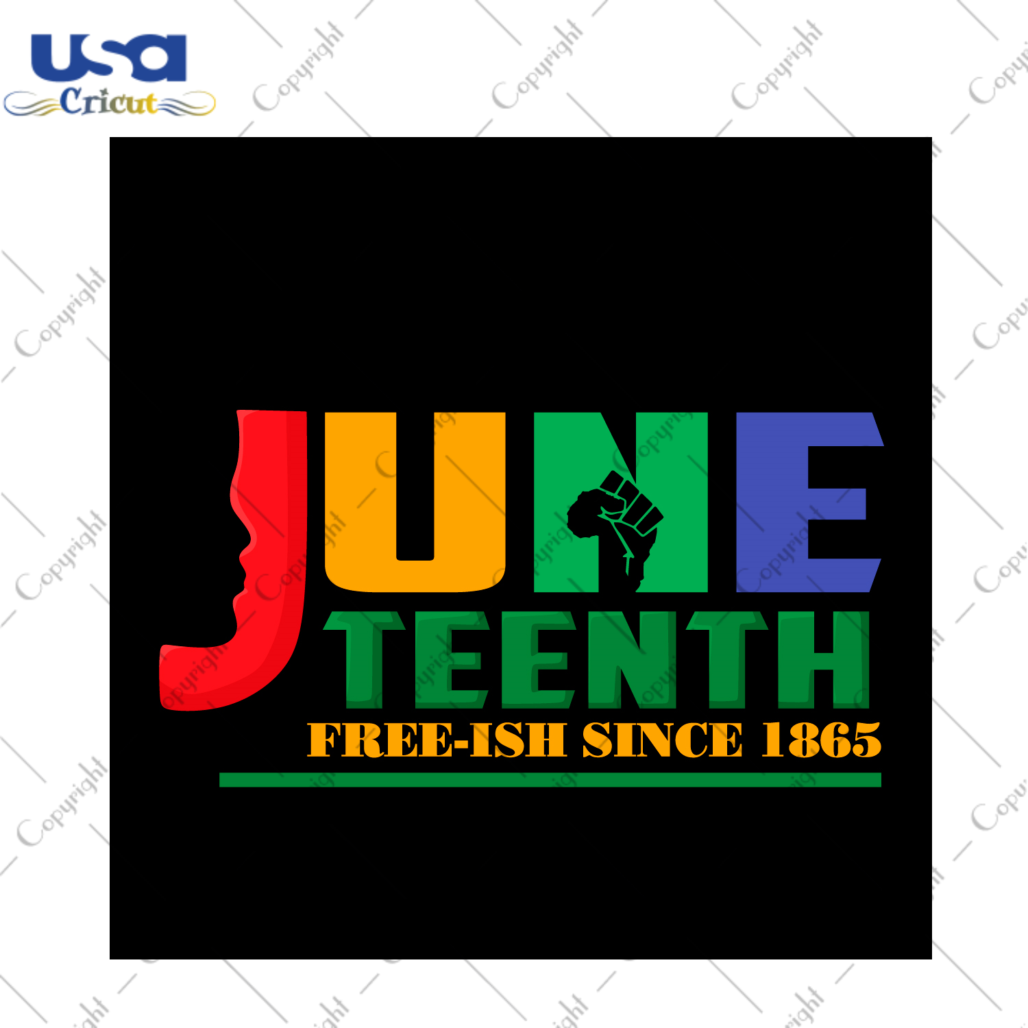 Juneteenth Gift, Free Ish Since 1865 Diy Crafts Svg Files For Cricut, Silhouette Sublimation Files