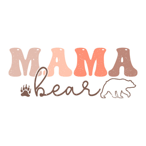 Mama Bear Mother's Day Quotes Gift Diy Crafts Svg Files For Cricut, Silhouette Sublimation Files