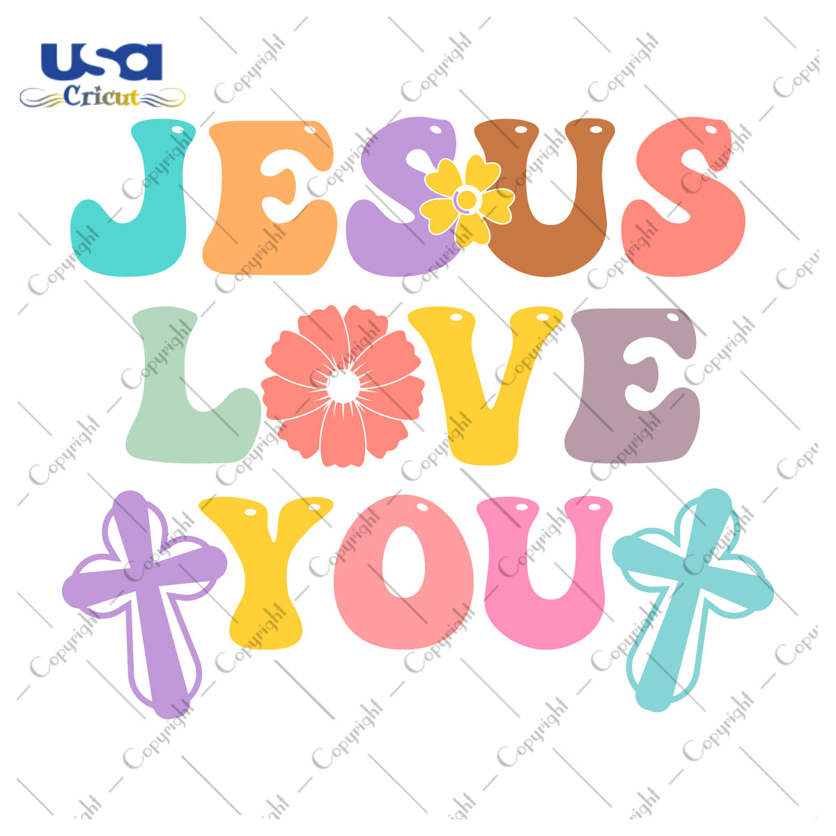 Jesus Love You Digital Diy Crafts Svg Files For Cricut