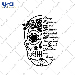 Floral Skull Head Quotes Gift Diy Crafts Svg Files For Cricut, Silhouette Sublimation Files