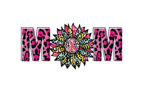 Mom Flower Breast Cancer Digital Diy Crafts Svg Files For Cricut