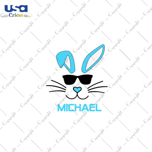 Easter Day Gift, Cool Bunny Boy Name Diy Crafts Svg Files For Cricut, Silhouette Sublimation Files