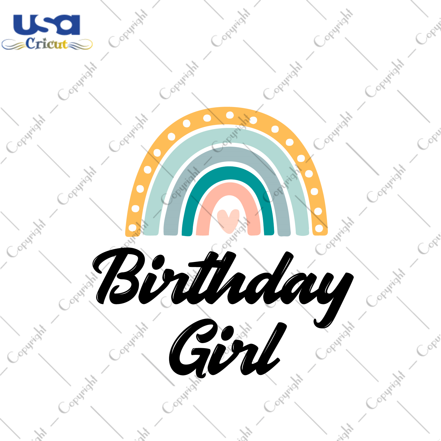 Rainbow Birthday Girl Gift Diy Crafts Svg Files For Cricut, Silhouette Sublimation Files