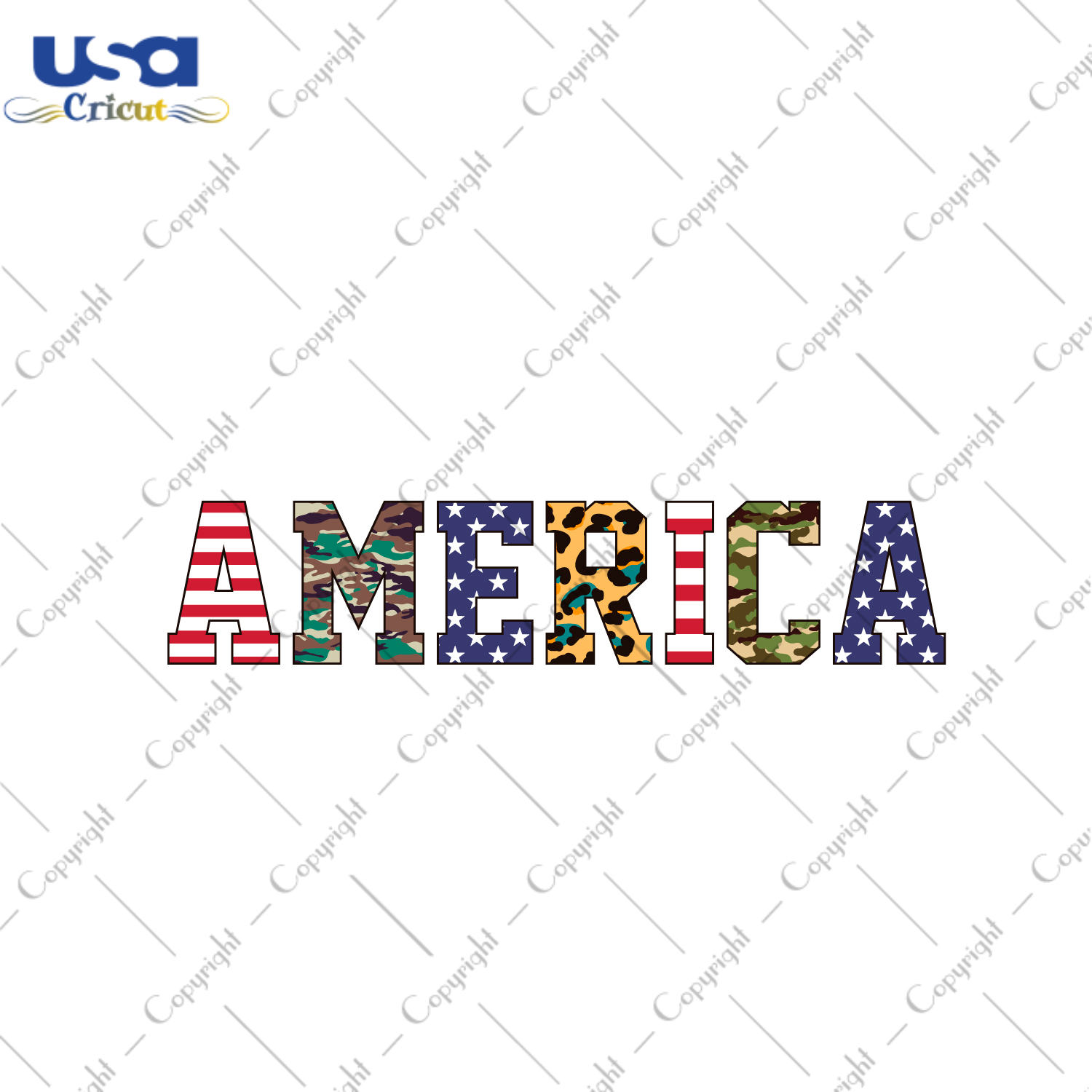 America Gift Idea Design Diy Crafts Svg Files For Cricut, Silhouette Sublimation Files