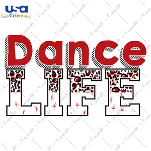 Dance Life Cheerleader SVG SVG Images Diy Crafts Svg Files For Cricut, Silhouette Sublimation Files