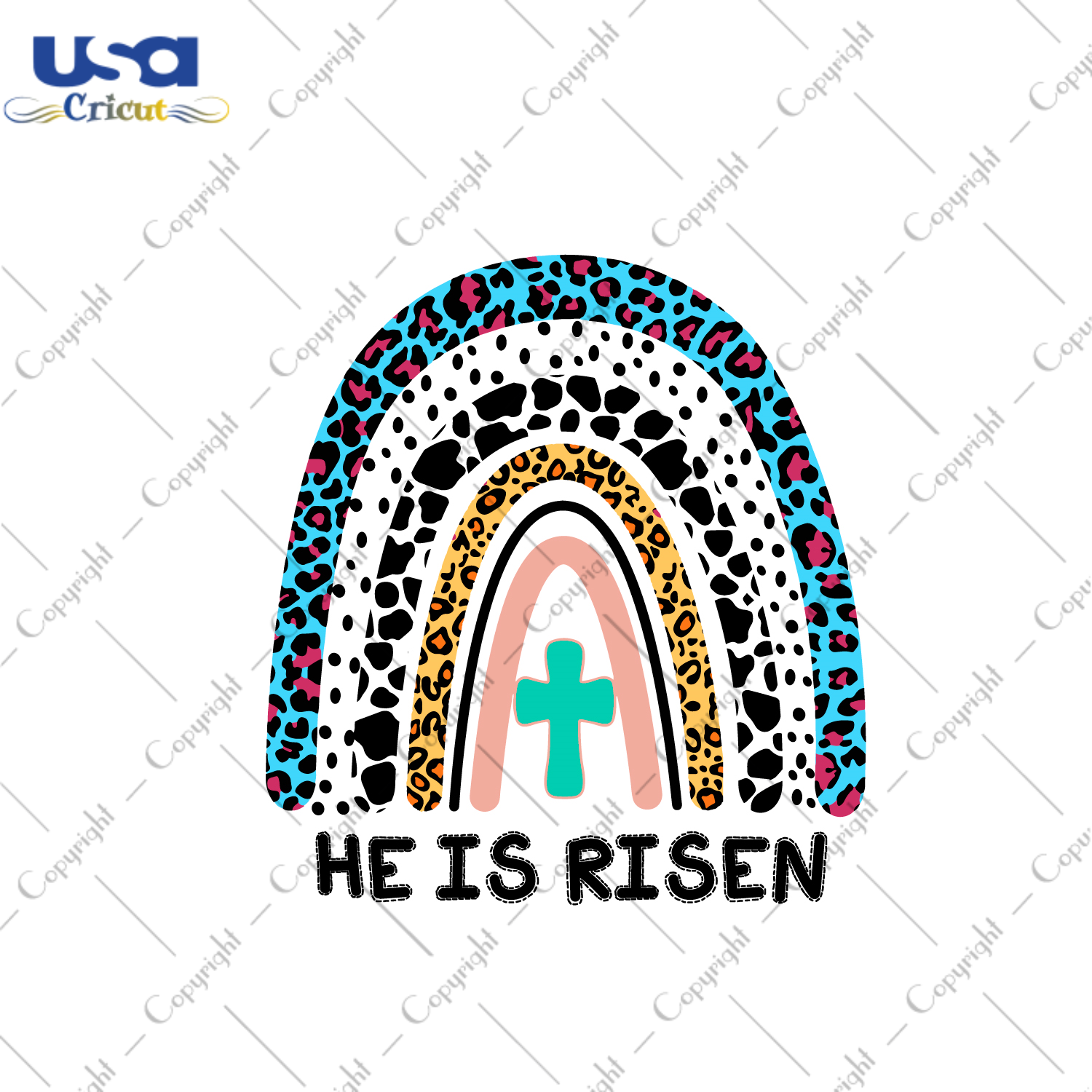 Easter Day Gift, He Is Risen Diy Crafts Svg Files For Cricut, Silhouette Sublimation Files