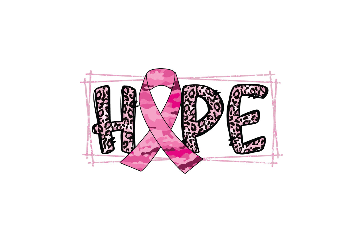 Hope Breast Cancer Pink Ribbon Digital Diy Crafts Svg Files For Cricut