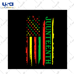 Juneteenth Flag Images Gift Diy Crafts Svg Files For Cricut, Silhouette Sublimation Files