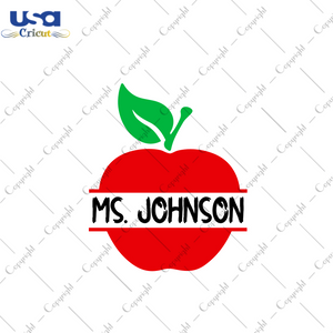 Best Teacher Apple Name Gift Diy Crafts Svg Files For Cricut, Silhouette Sublimation Files