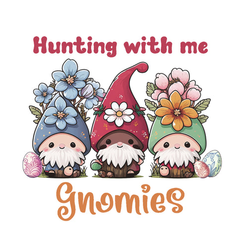 Hunting With Me Gnomie Easter Day Gift, He Is Risen Christian Quotes Diy Crafts Svg Files For Cricut, Silhouette Sublimation Files