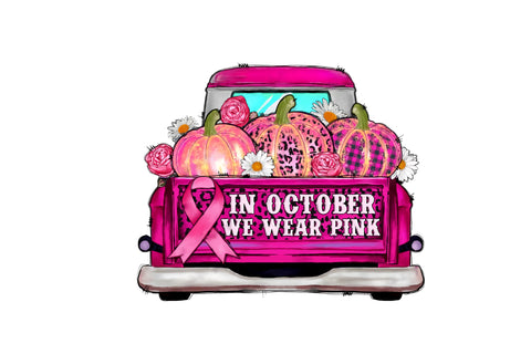 In October We Were Pink Breast Cancer Digital Diy Crafts Svg Files For Cricut