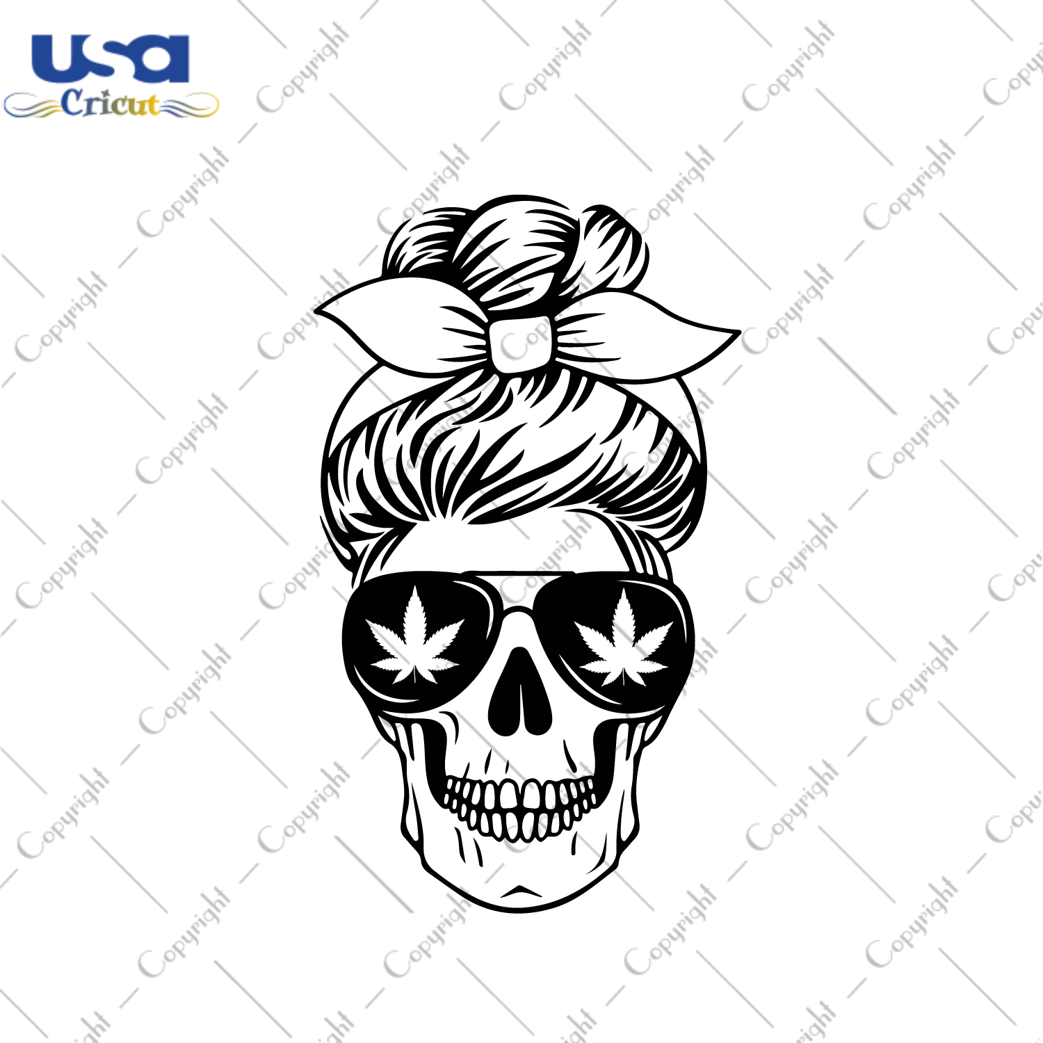 Cannabis Skull Skeleton Mom Gift Diy Crafts Svg Files For Cricut, Silhouette Sublimation Files