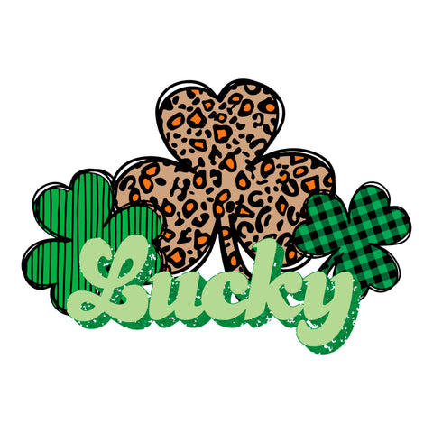 St Patricks Day Lucky Shamrock Diy Crafts Svg Files For Cricut, Silhouette Sublimation Files