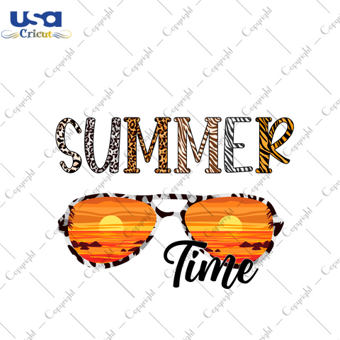 Summer Time Images Gift Diy Crafts Svg Files For Cricut, Silhouette Sublimation Files