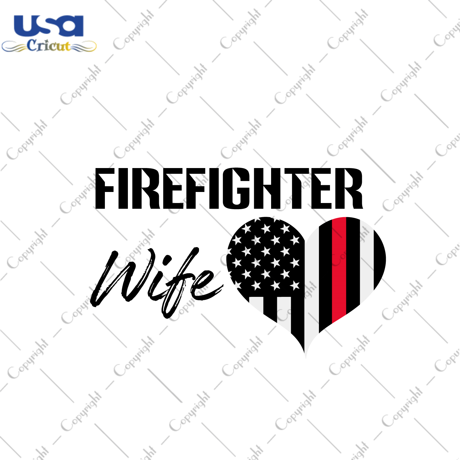 Firefighter Wife Gift Ideas Diy Crafts Svg Files For Cricut, Silhouette Sublimation Files