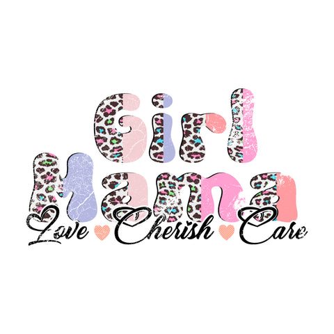 Girl Mama Leopard Mother's Day Quotes Gift Diy Crafts Svg Files For Cricut, Silhouette Sublimation Files