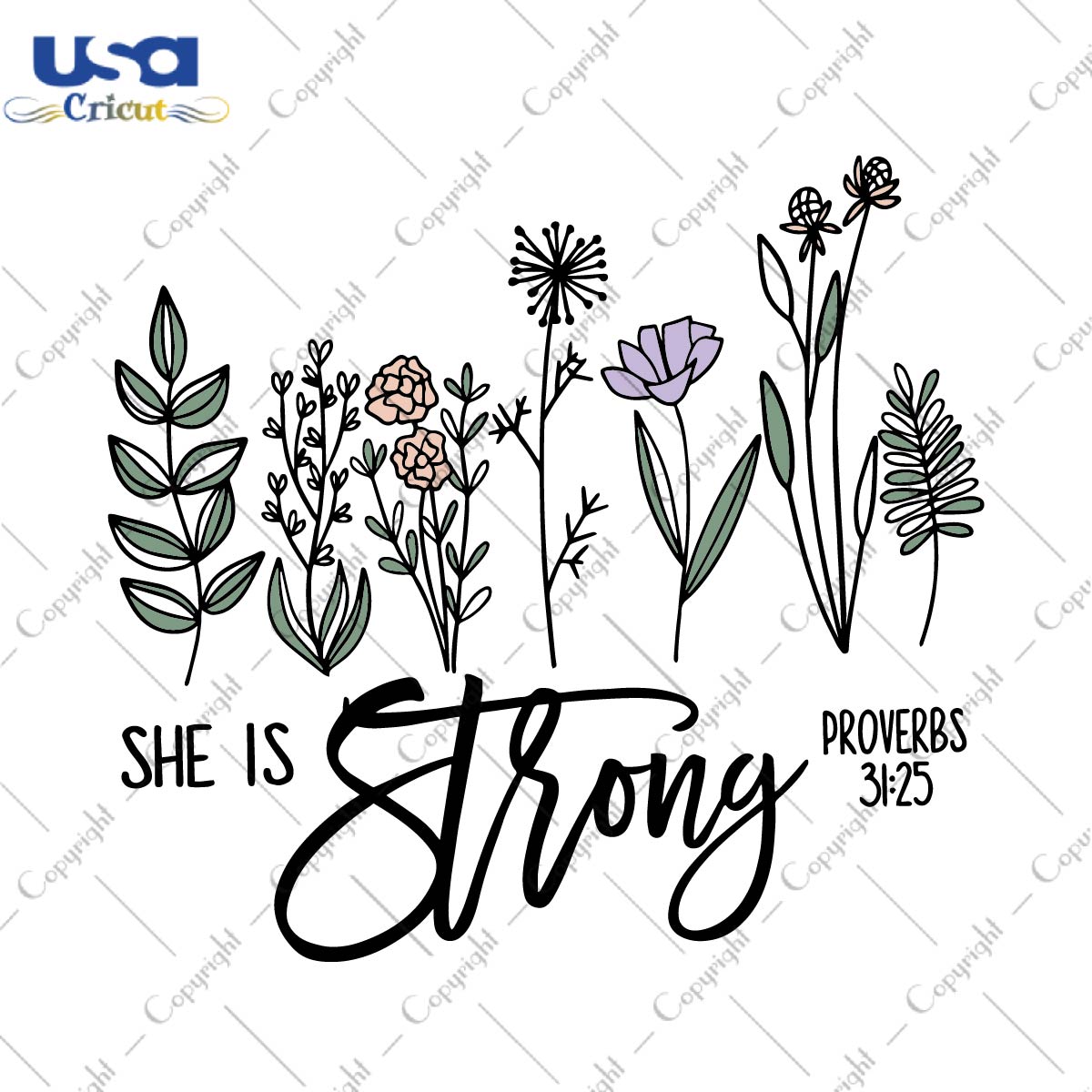 She is strong proverbs 31 25 Trending Gift Diy Crafts Svg Files For Cricut, Silhouette Sublimation Files