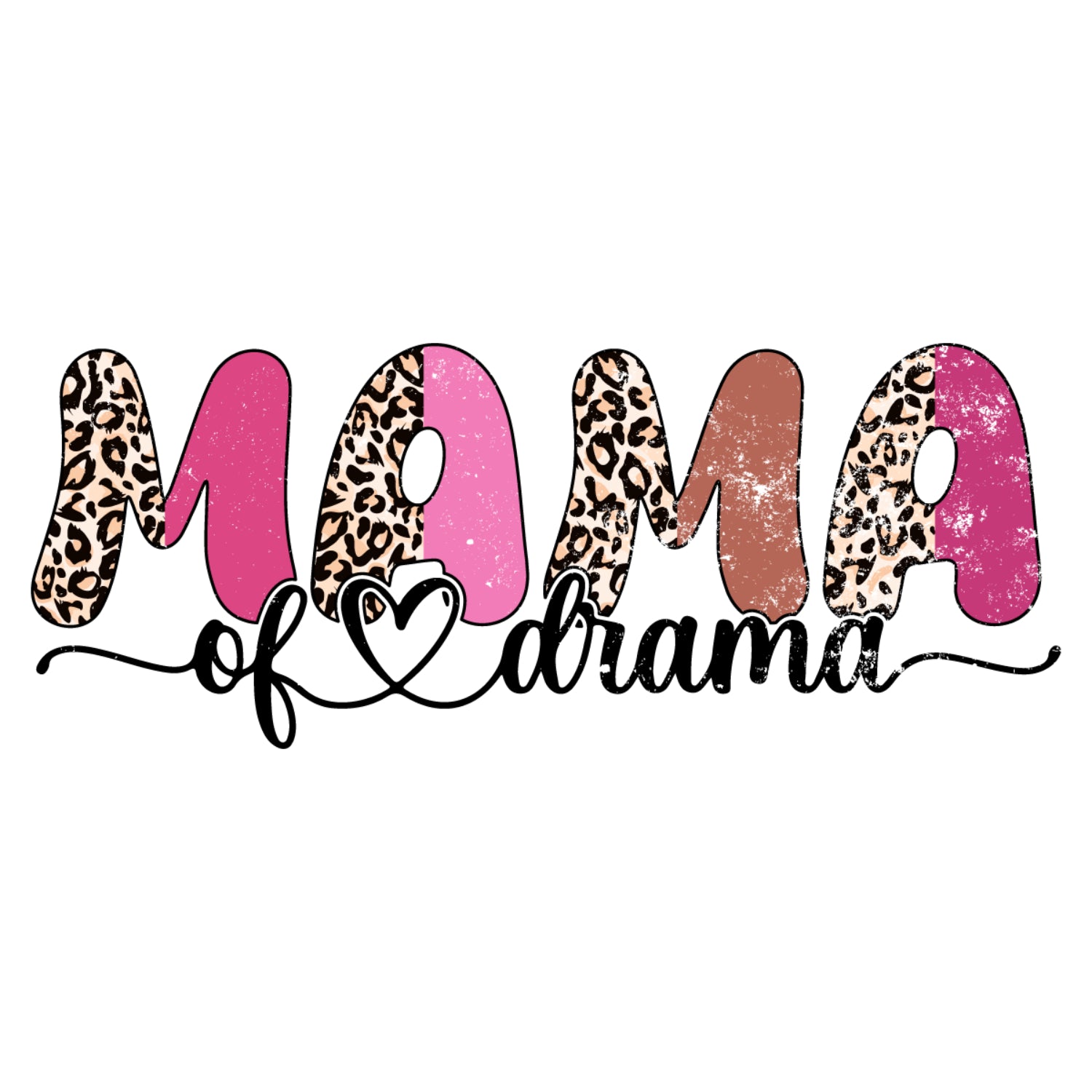 Mama Of Drama Mother's Day Quotes Gift Diy Crafts Svg Files For Cricut, Silhouette Sublimation Files