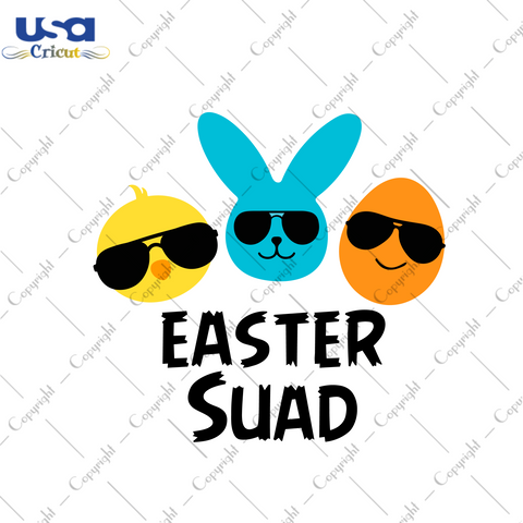 Easter Day Gift, Easter Squad Diy Crafts Svg Files For Cricut, Silhouette Sublimation Files