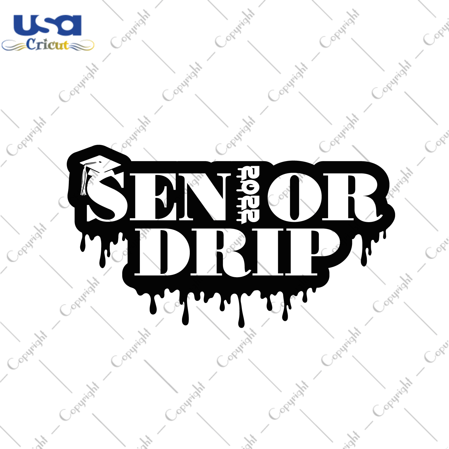 Graduation Gift, Senior 2022 Drip Diy Crafts Svg Files For Cricut, Silhouette Sublimation Files