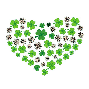 St Patricks Day Heart Shamrock Diy Crafts Svg Files For Cricut, Silhouette Sublimation Files