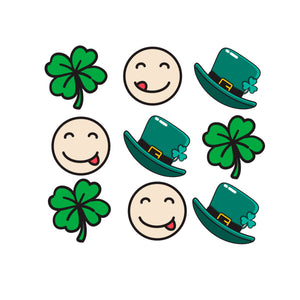 St Patricks Day Shamrock Smiley Hat Diy Crafts Svg Files For Cricut, Silhouette Sublimation Files