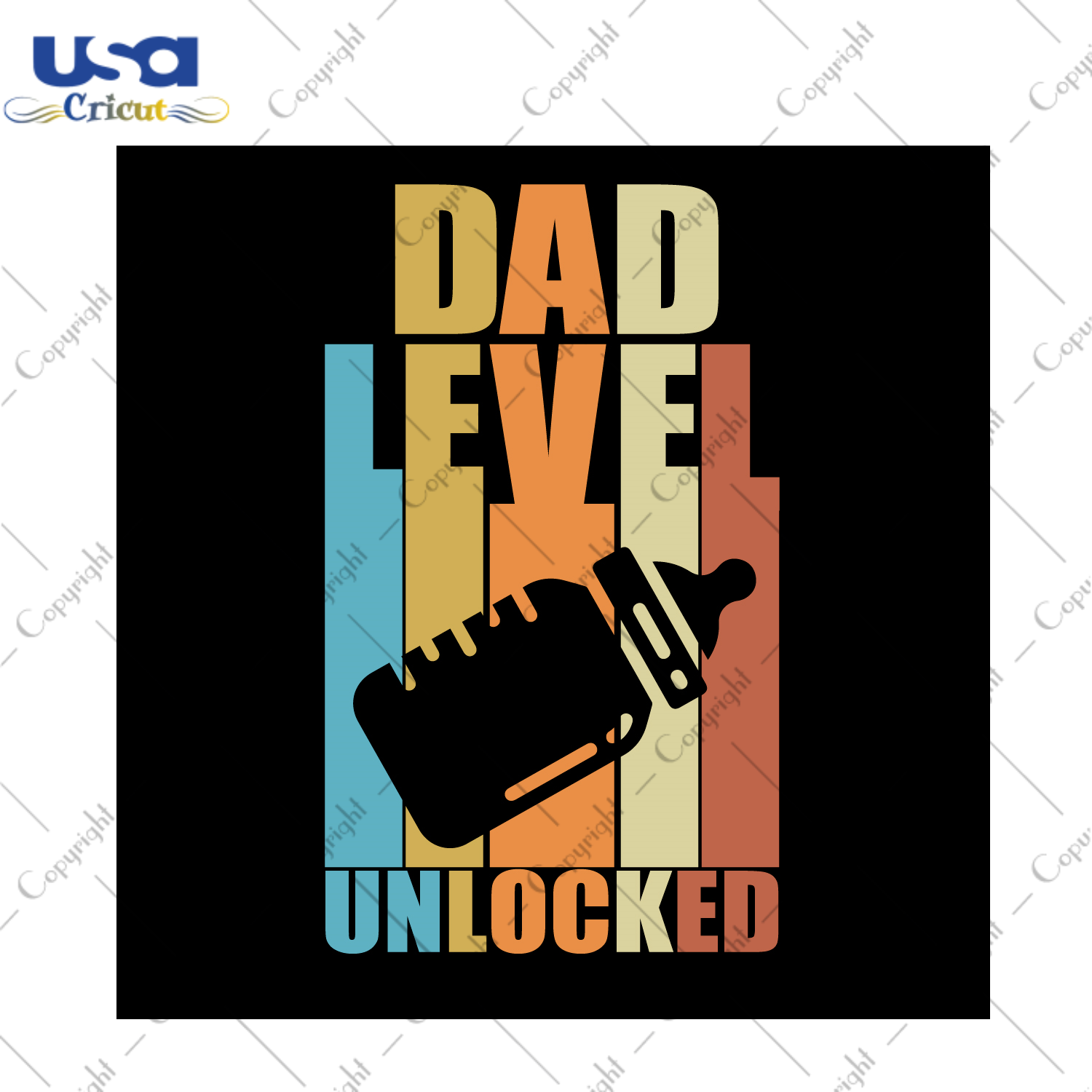 Father's Day Gift, Dad Level Unlocked Diy Crafts Svg Files For Cricut, Silhouette Sublimation Files