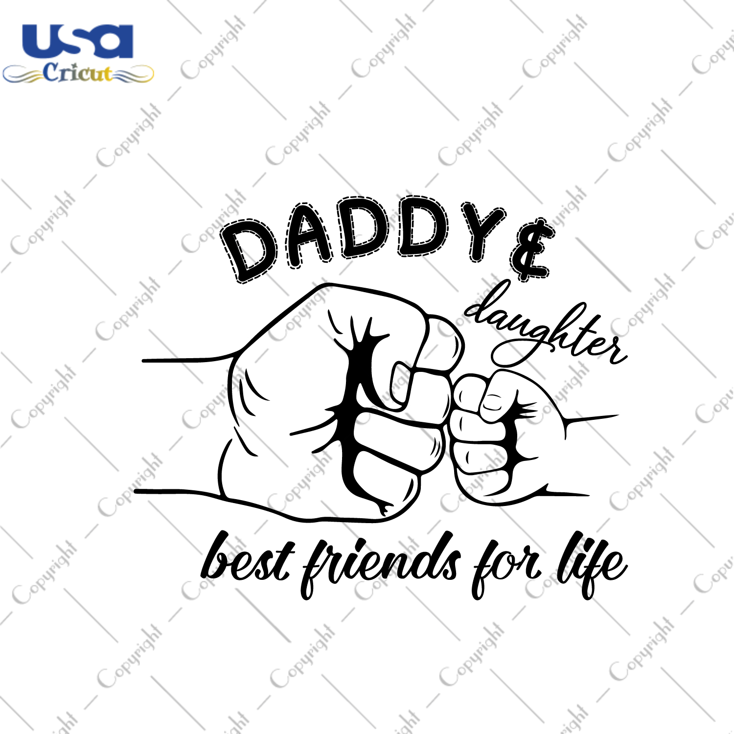 Father's Day Gift, Daddy And Daughter Best Friend For Life Diy Crafts Svg Files For Cricut, Silhouette Sublimation Files