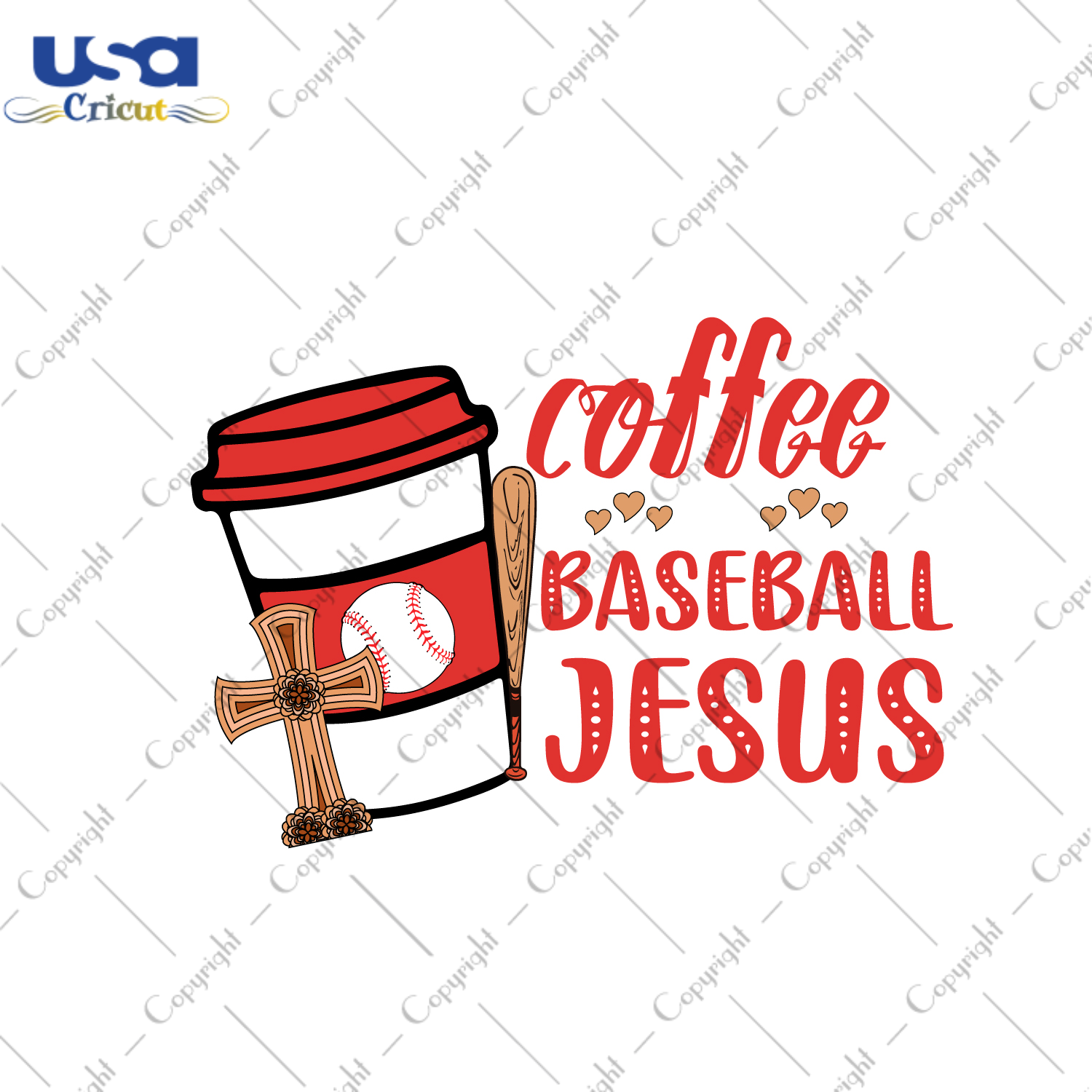 Christian Gift, Coffee Baseball Jesus Diy Crafts Svg Files For Cricut, Silhouette Sublimation Files