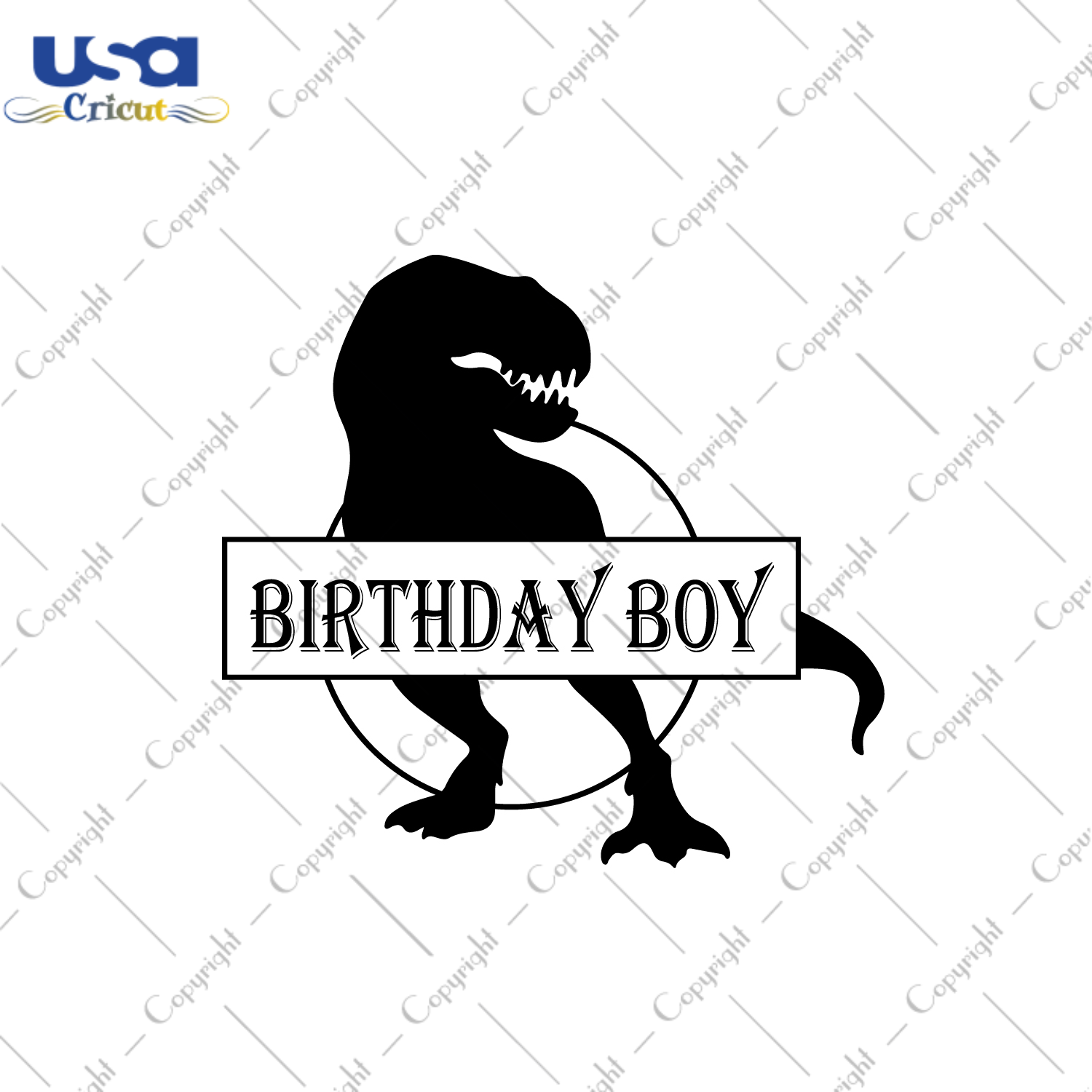 Birthday Boy T-Rex Images Design Diy Crafts Svg Files For Cricut, Silhouette Sublimation Files