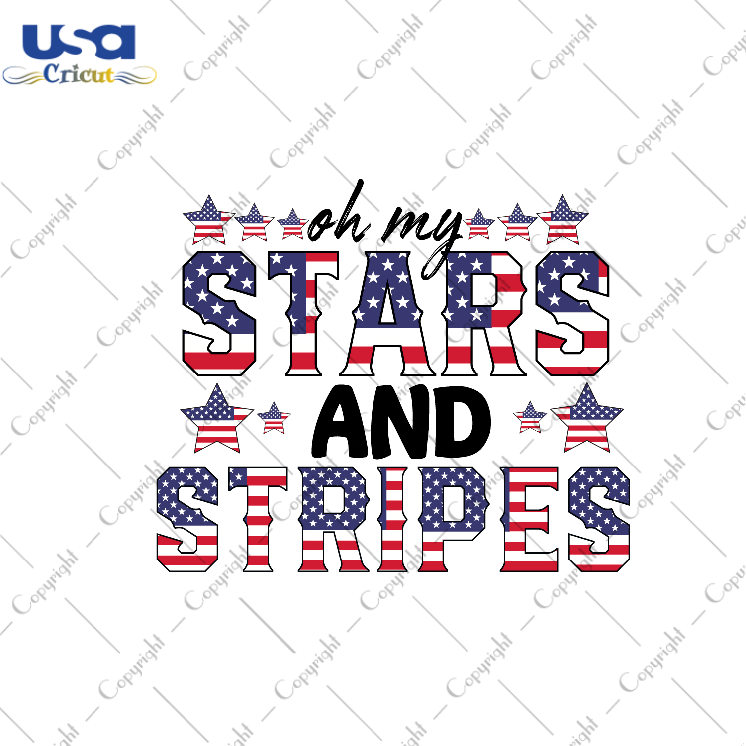 America Gift, Oh My Stars And Stripes Diy Crafts Svg Files For Cricut, Silhouette Sublimation Files