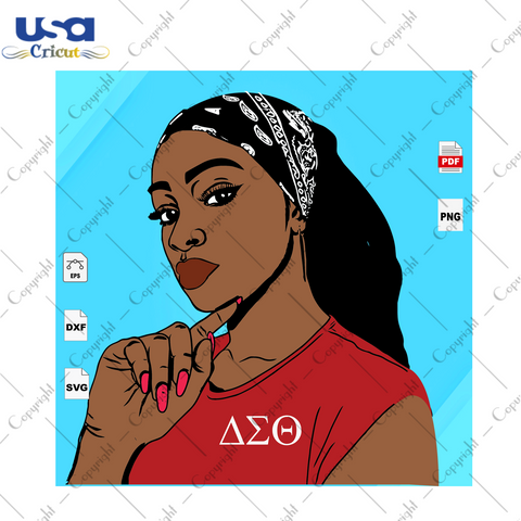 AEO Black Girl Gift Diy Crafts Svg Files For Cricut, Silhouette Sublimation Files