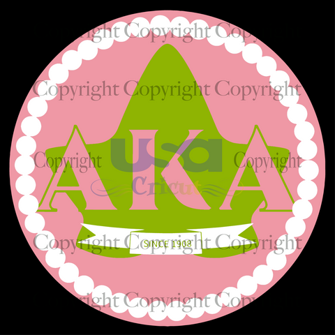 AKA Green Leaf, Alpha Kappa Alpha, HBCU Sorority, Gift For Woman Svg, SVG files for cricut Instant Download Version - USA Cricut