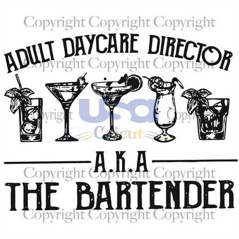 Adult Daycare Director A.K.A, Alpha Kappa Alpha, Black Girl Svg, Diy Crafts SVG Files For Cricut Instant Download File - USA Cricut