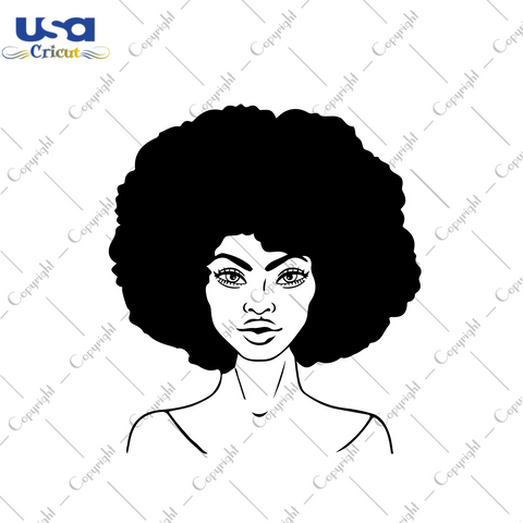 Afro Woman Trending Gift Diy Crafts Svg Files For Cricut, Silhouette Sublimation Files