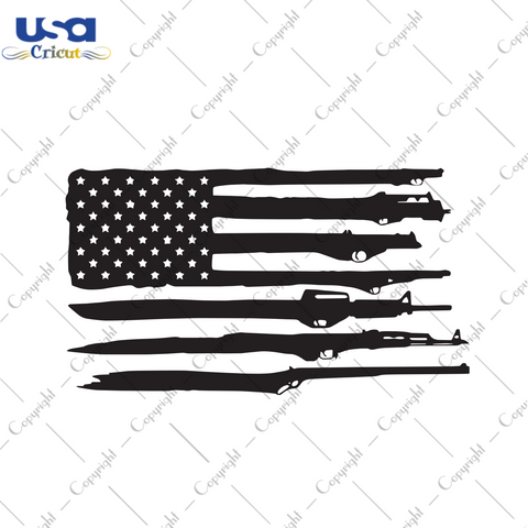 American Flag Guns, Trending Svg, American Rifle Flag Svg, American Flag Svg, 4th Of July Svg, Distressed American Flag, American Gun Svg, Gun Svg, Gun Lover, Gift For Family, Shirt For Famil